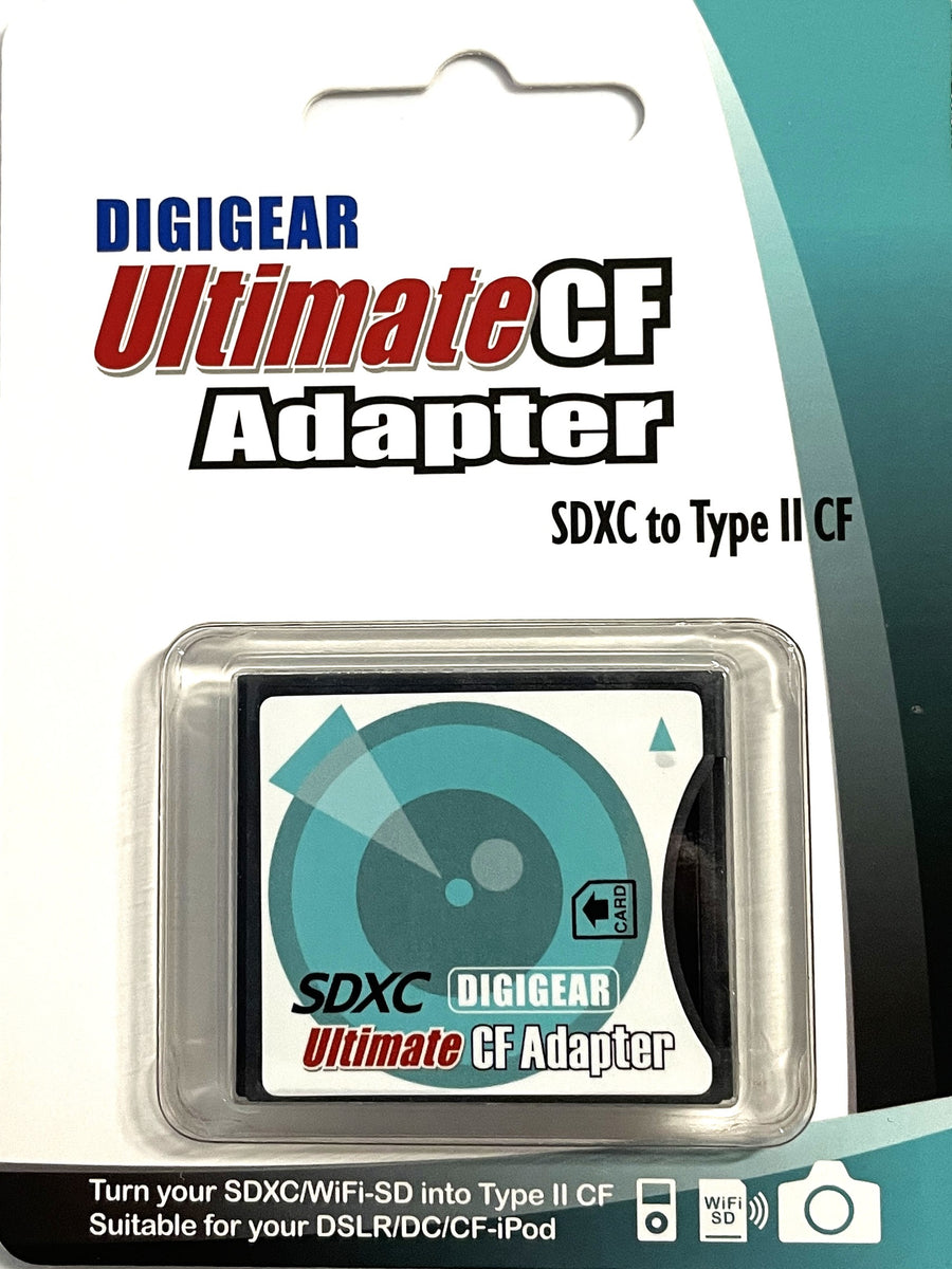 SDXCF SD SDXC to CF Type II Extreme/Ultimate Compact Flash Card