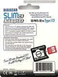 Digigear SD SDHC SDXC to CF SLIM Compact Flash Card Adapter SDXCF1, HS code: 84719000