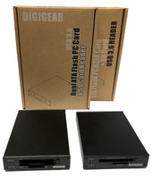 U2ATASD Digigear USB 3.0 Dual ATA Flash PCMCIA PC card + SD card Reader