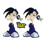 6"x8" LT-00165 Snot Brat Graphic Lethal Threat Vinyl Weatherproof Anti-UV Decal/Sticker (2 packs)