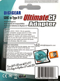 Digigear SDXCF SD SDHC SDXC to CF Type II Extreme/Ultimate Compact Flash Card Adapter