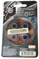 Marvel Avengers Captain America Car Wheel Tire Valve Caps Set Stems SUV Truck