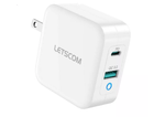 LETSCOM USB C Charger GaN Tech 65W Type C Fast Charger and USB Power Adapter