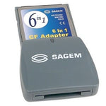6in1 Compact Flash CF Card Adapter not for over 2GB SD