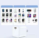 USB C Charger 20W Fast Power Wall Charger - For iPhone 12/13 Pro/Max LG/Google/Samsung/Nintendo Switch
