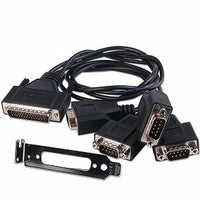 Quatech 4 port RS-232 to DB-9, low profile, Universal PCI serial board QSCLP-100