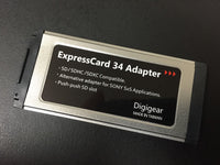 SDXCEXP SD/SDHC/SDXC TO EXPRESSCARD ADAPTER FOR SONY SXS PRO CARD APPLICATION/REPLACEMENT UPTO 2TB