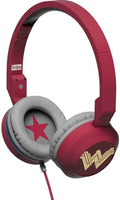 Tribe Wonder Woman Movie On-Ear Foldable Wired Headphones with Microphone