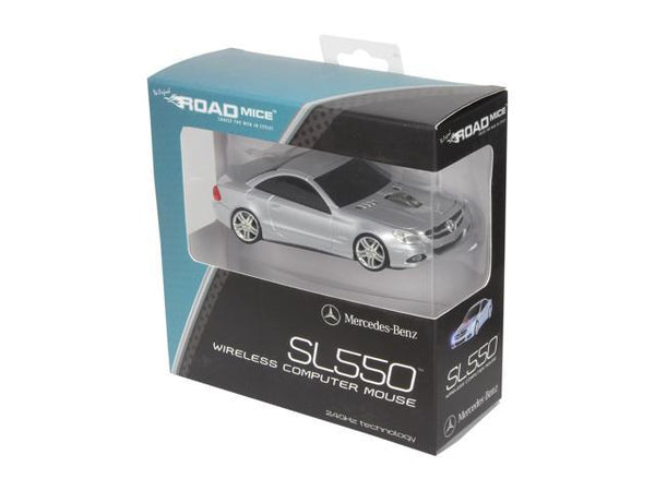Mercedes Benz Silver SL550 2.4GHz Wireless Optical Scroll Mouse