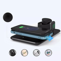 3-in-1 Wireless Charger Station for iPhone Apple Watch & Air pods 2/Pro